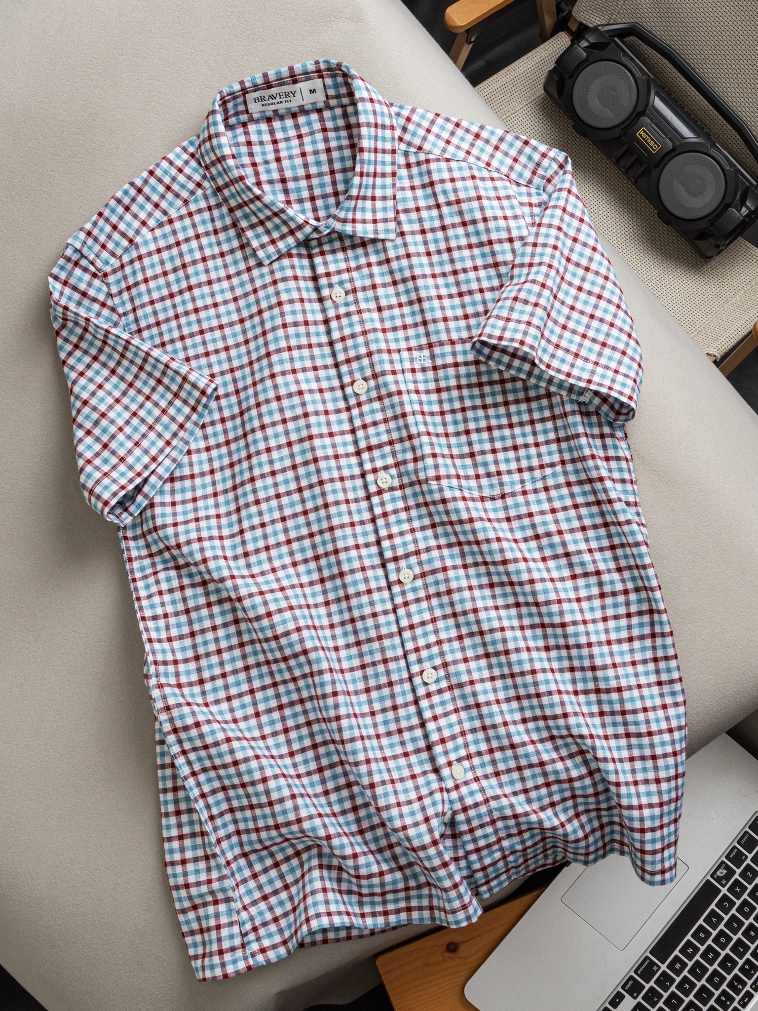 SƠMI CARO COTTON PREMIUM