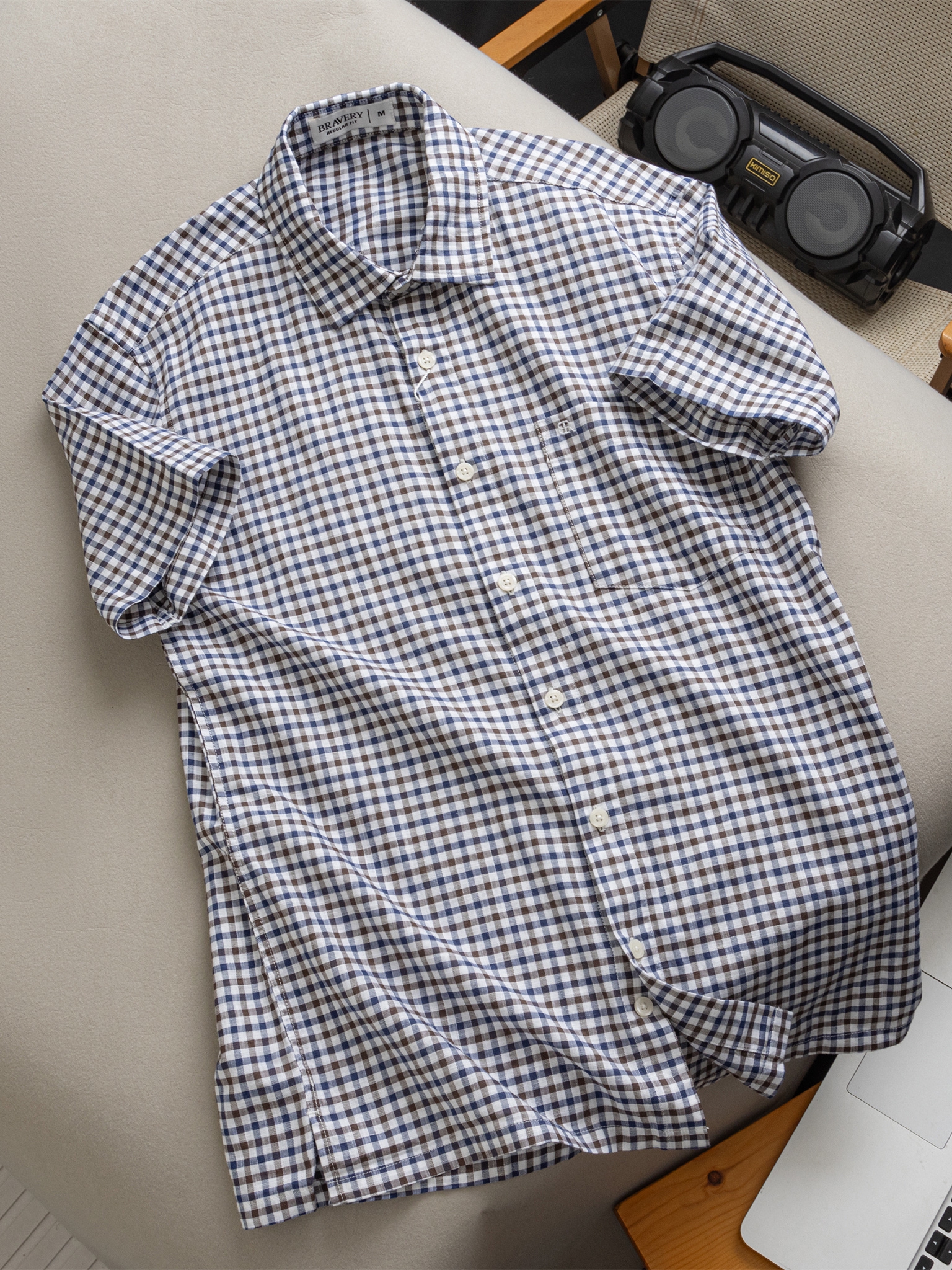 SƠMI CARO COTTON PREMIUM